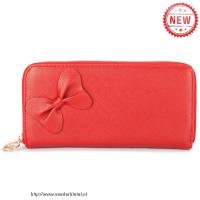 michael kors bowknot leer groot rood portefeuilles Tasjes Te Koop ga6wd517